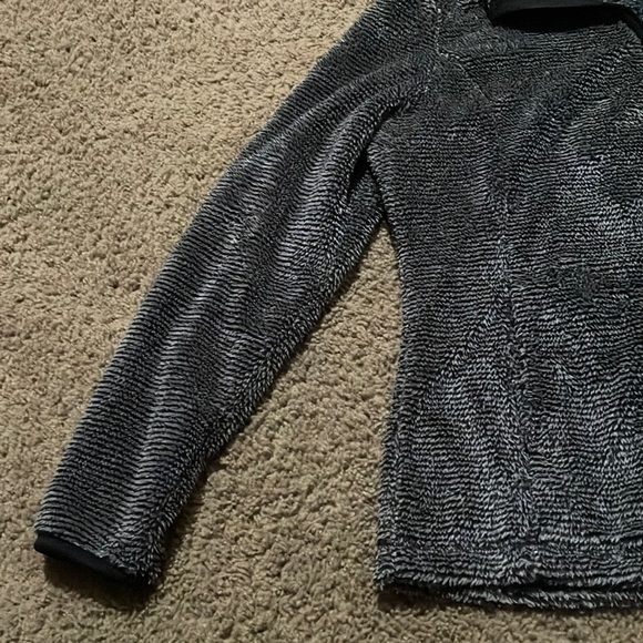 Faded Glory gray/black fleece zip jacket Sz Medium - Picture 3 of 15